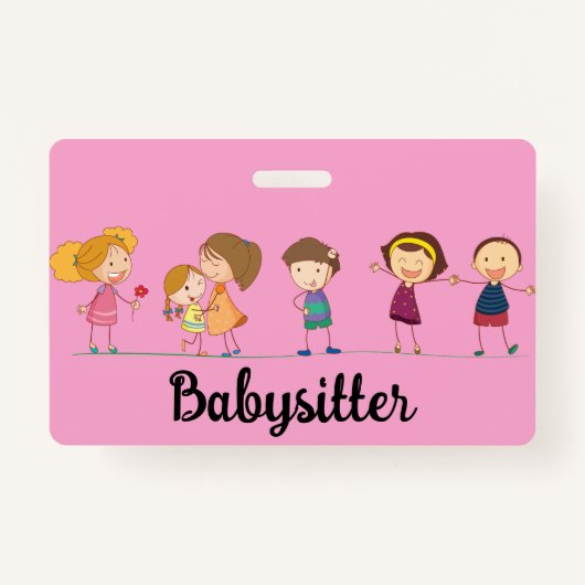 Babysitter Badge (Voorkant)
