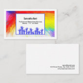 Babysitter Burst of Colors Visitekaartje (Voorkant / Achterkant)