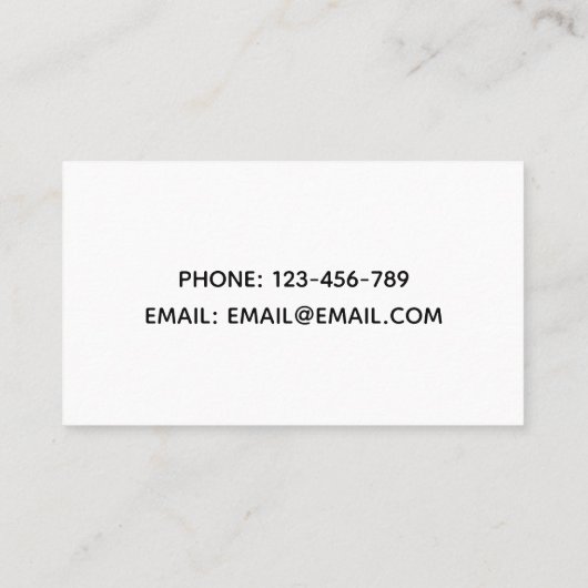 Babysitter Calligraphy Aesthetics Sketch Beer Cute Visitekaartje (Achterkant)