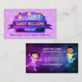 Babysitter Children visitekaartjes (Voorkant / Achterkant)