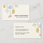 Babysitter Daycare Nursery Speelgoed Boutique Visitekaartje (Voorkant / Achterkant)