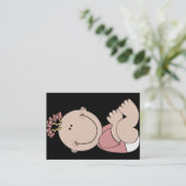 Babysitter Design Visitekaartje (Staand voorkant)