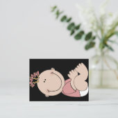 Babysitter Design Visitekaartje (Staand voorkant)