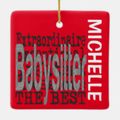 Babysitter Extraordinaire CUSTOM Keramisch Ornament (Achterkant)