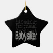 Babysitter Extraordinaire Keramisch Ornament (Voorkant)