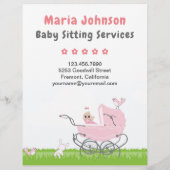 Babysitter Flyer (Achterkant)