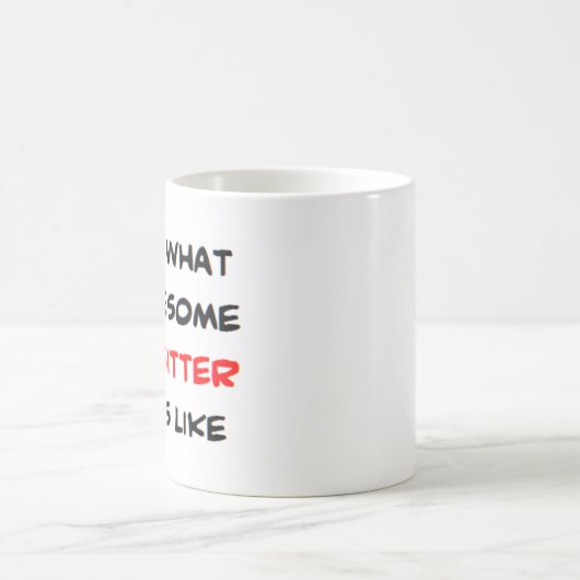 babysitter, geweldige koffiemok (Center)