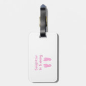 Babysitter in Opleiding Bagagelabel (Achterkant verticaal)