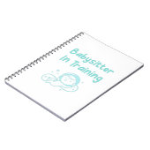 Babysitter in opleiding notitieboek (Linkerzijde)