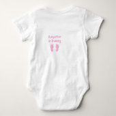 Babysitter in opleiding romper (Achterkant)