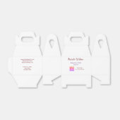 Babysitter kind kinderopvang nanny toevoegen naam  bedankdoosjes (Uitgevouwen)