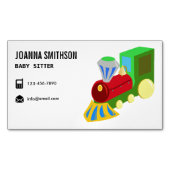 Babysitter-kinderkleuter Magnetisch Visitekaartje (Voorkant)
