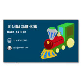 Babysitter-kinderkleuter Magnetisch Visitekaartje (Voorkant)