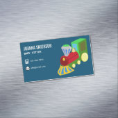 Babysitter-kinderkleuter Magnetisch Visitekaartje (Voorbeeld)