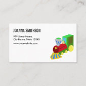 Babysitter-kinderkleuter Visitekaartje (Achterkant)