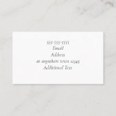 Babysitter/Kinderopvang/Kinderopvang/Nanny Visitekaartje (Achterkant)