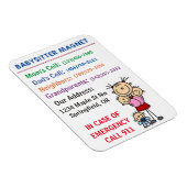 Babysitter Magnet Magneet (Rechterzijde)
