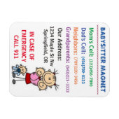 Babysitter Magnet Magneet (Horizontaal)