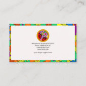 Babysitter Magnificent Jigzaag Puzzle Visitekaartje (Achterkant)