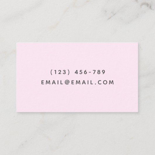 Babysitter Nanny Caregiver Cute Stroller Schattig Visitekaartje (Achterkant)