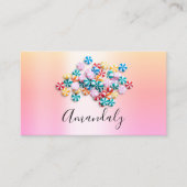 Babysitter Nanny kinderdagverblijf Pastels Gelly Visitekaartje (Voorkant)
