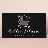 Babysitter Nanny Kinderopvang Leuke Waterverf Llam Visitekaartje