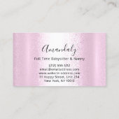 Babysitter Nanny Professional Kinderdagverblijf Ro Visitekaartje (Achterkant)