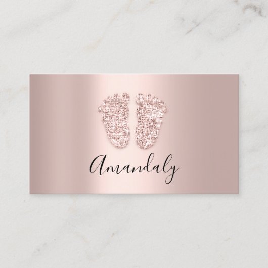 Babysitter Nanny Professional kinderdagverblijf Visitekaartje (Voorkant)