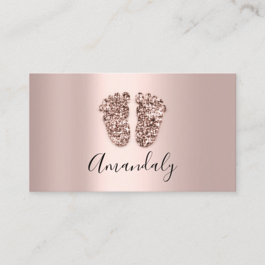 Babysitter Nanny Professional kinderdagverblijf Visitekaartje (Voorkant)