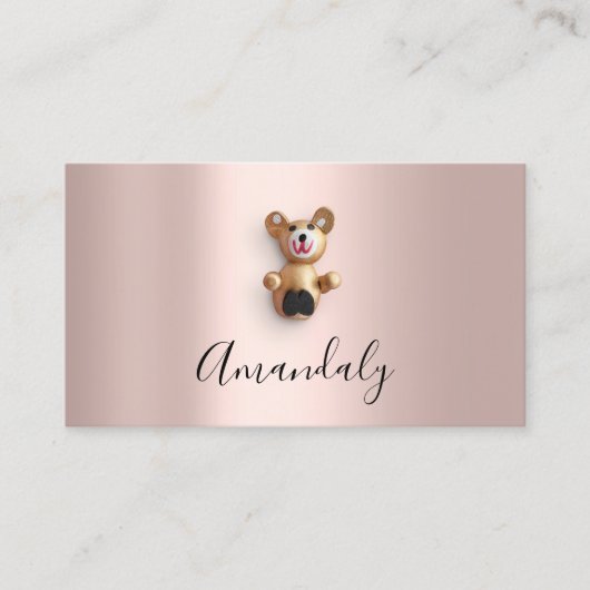 Babysitter Nanny Professional, kinderdagverblijf Visitekaartje (Voorkant)