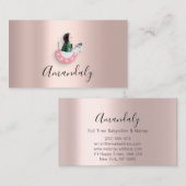 Babysitter Nanny Professional Roos voor kinderdagv Visitekaartje (Voorkant / Achterkant)