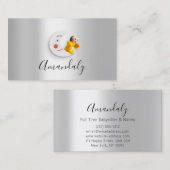 Babysitter Nanny Professionele Kinderopvang AuPair Visitekaartje (Voorkant / Achterkant)