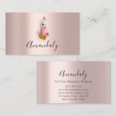 Babysitter Nanny Professionele Kinderopvang Schatt Visitekaartje (Voorkant / Achterkant)