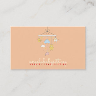 Babysitter Newborn Room Decor Hanging Speelgoed Visitekaartje