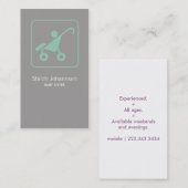 Babysitter of Day Care Visitekaartje (Voorkant / Achterkant)