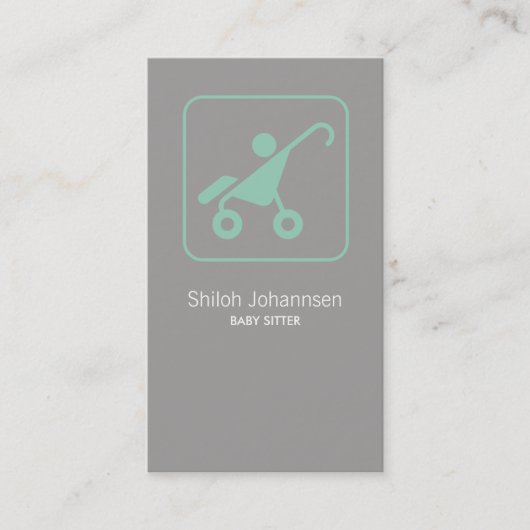 Babysitter of Day Care Visitekaartje (Voorkant)