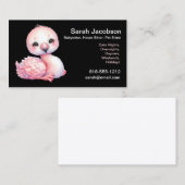 Babysitter, oppas, huisdier zitten visitekaartje (Voorkant / Achterkant)