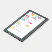 Babysitter Post-it Notes-blocnote voor ouders Post-it® Notes (Schuin)