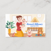 Babysitter QR-code Visitekaartje (Voorkant)