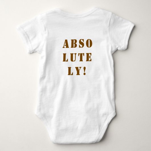 babysitter romper (Achterkant)