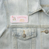 Babysitter Schattige Pinguïn Bedrijfsnaam Tag (In situ)