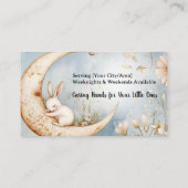 Babysitter Services, Babysitter, Nanny, Kinderopva Visitekaartje (Achterkant)