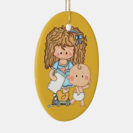 BabySitter - SRF Keramisch Ornament (Rechts)