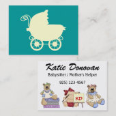 Babysitter - SRF Visitekaartje (Voorkant / Achterkant)