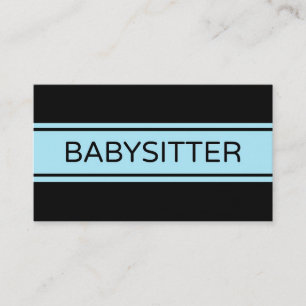 Babysitter Stripe-Visitekaartje Visitekaartje