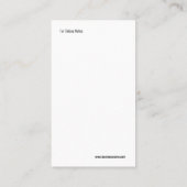 Babysitter Stylish Shades of Blue Visitekaartje (Achterkant)