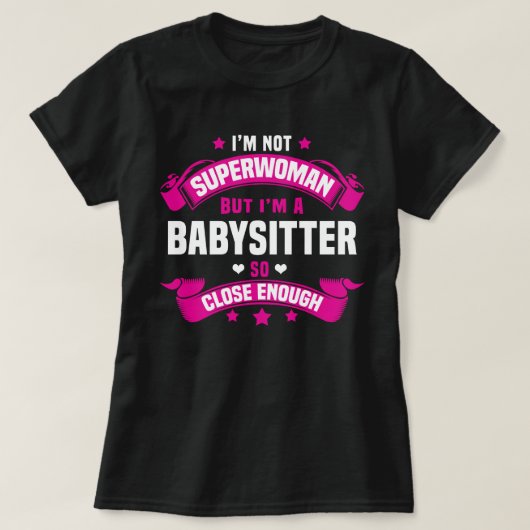 Babysitter T-shirt (Design voorkant)