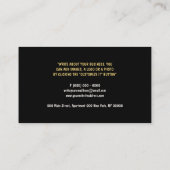 Babysitter Visitekaartje (Achterkant)