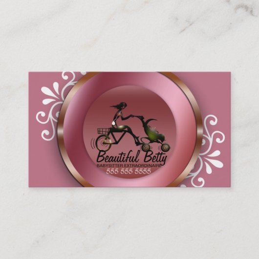 Babysitter Visitekaartje (Voorkant)