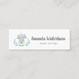 Babysitter visitekaartje